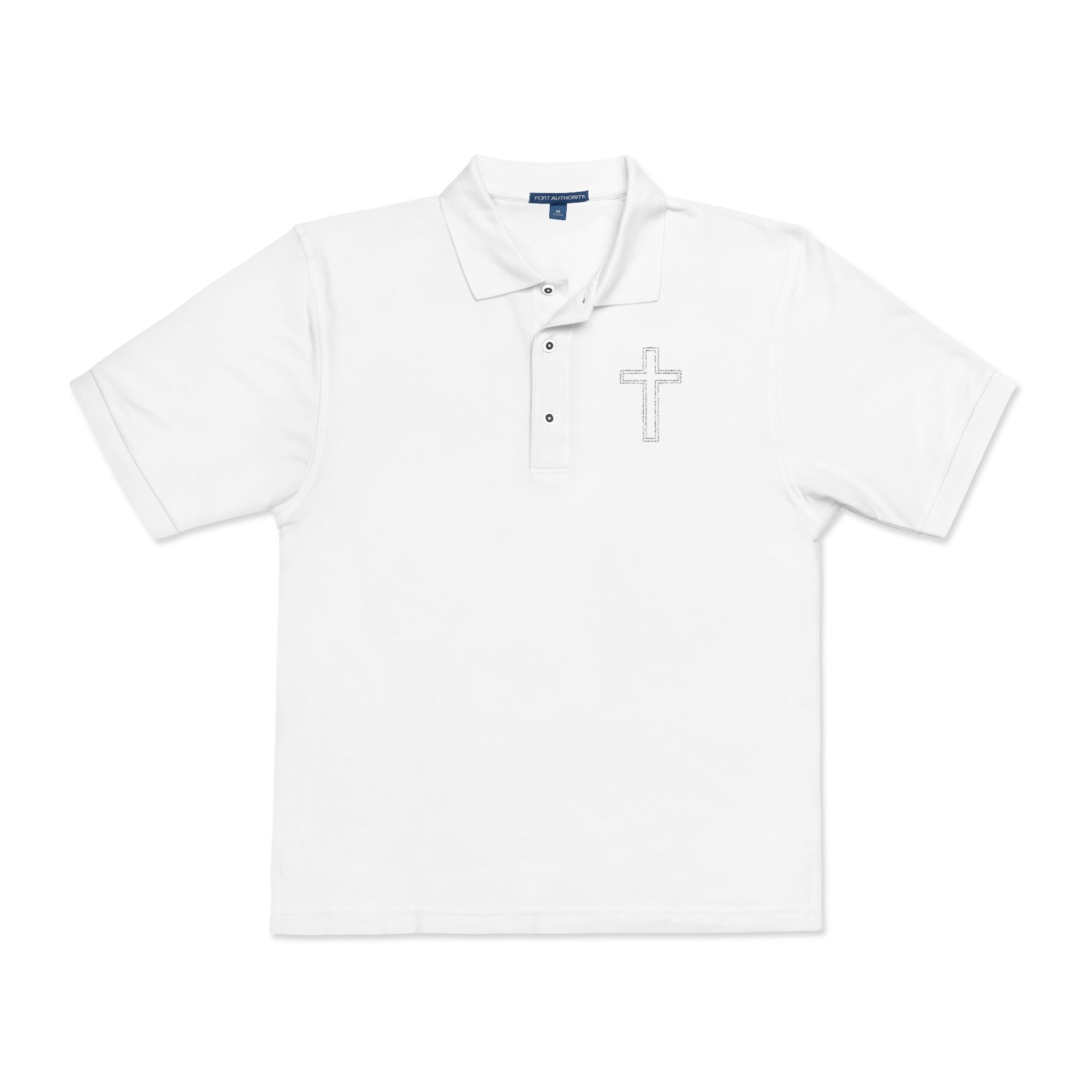 Embroidered Cross Polo