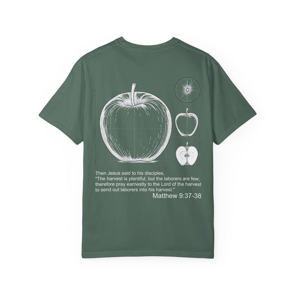 Matthew 9:37-38 - Apple Diagram Graphic T‑Shirt