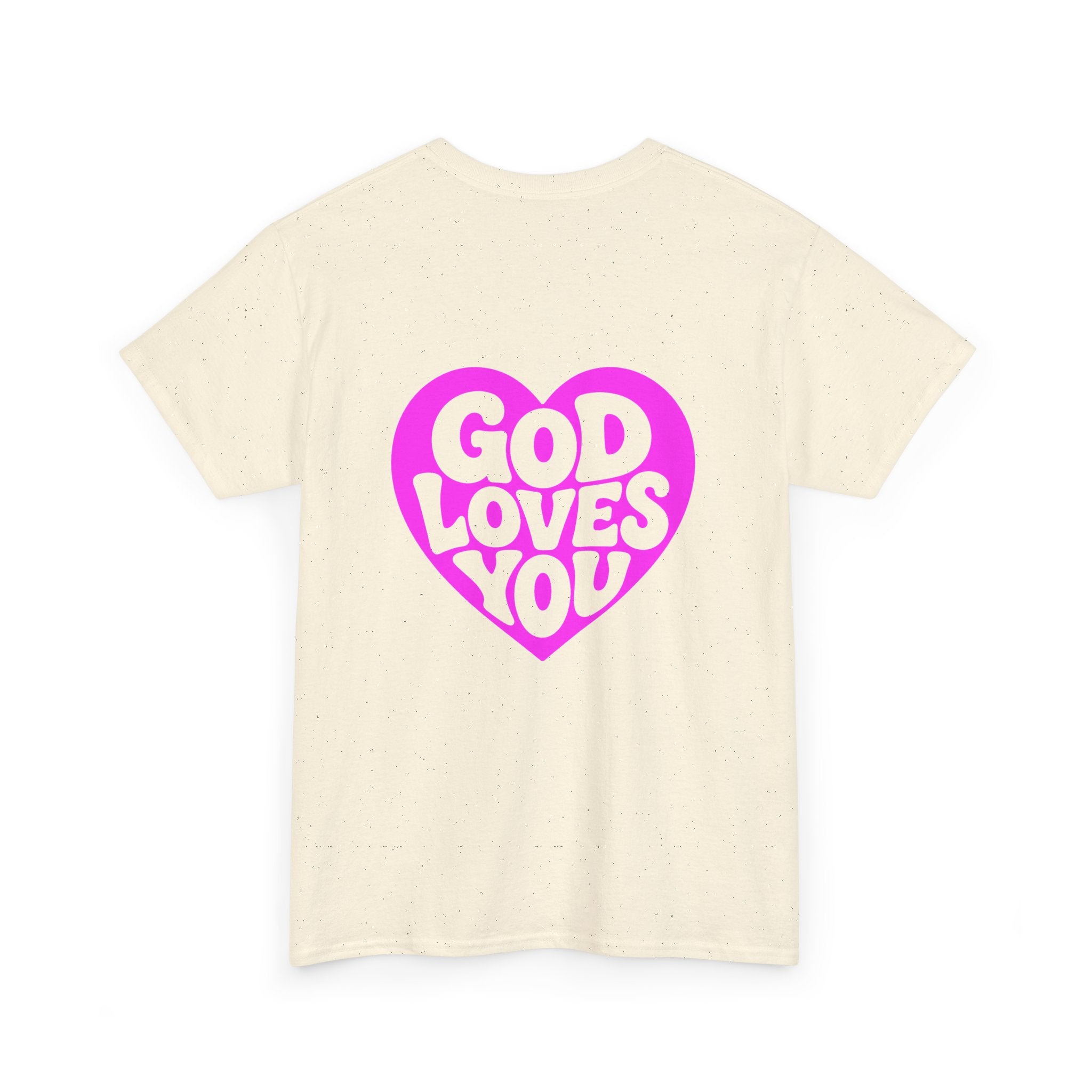God Loves You Heart Tee