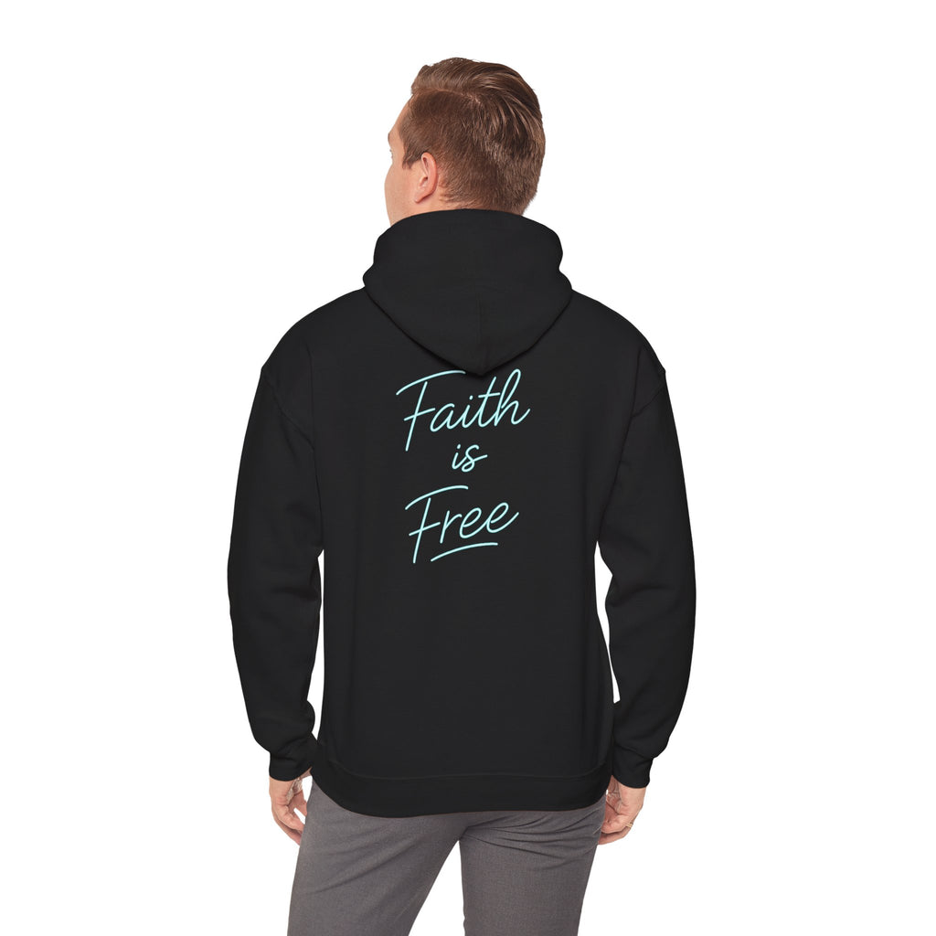 Faith is Free neon glow - Hoodie