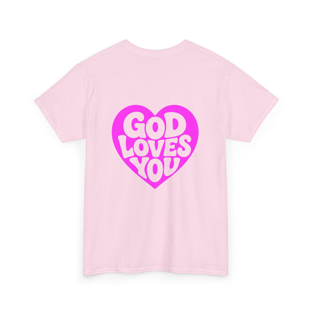 God Loves You Heart Tee