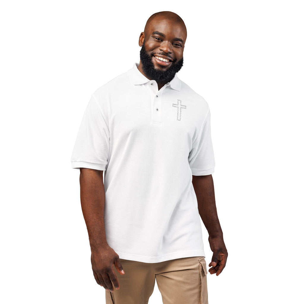 Embroidered Cross Polo