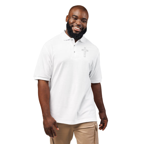 Embroidered Cross Polo