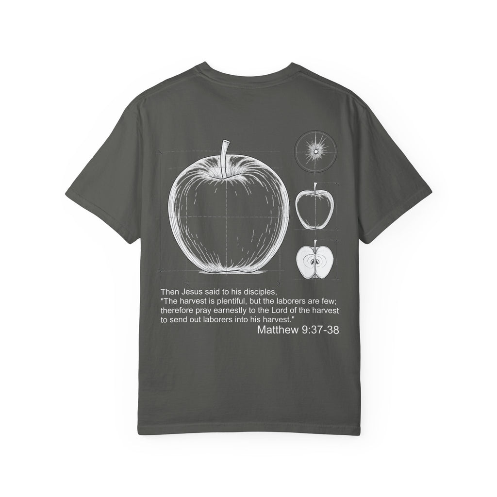 Matthew 9:37-38 - Apple Diagram Graphic T‑Shirt