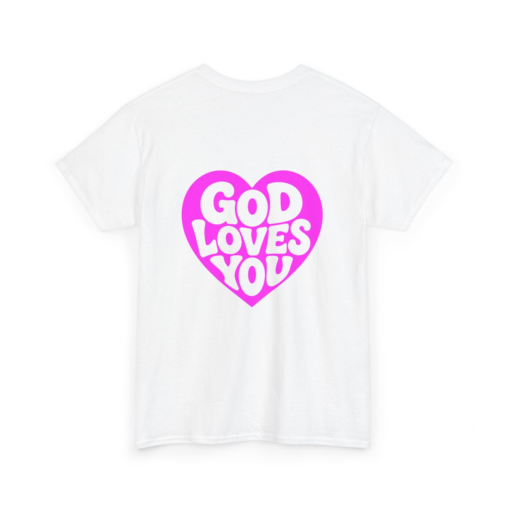 God Loves You Heart Tee