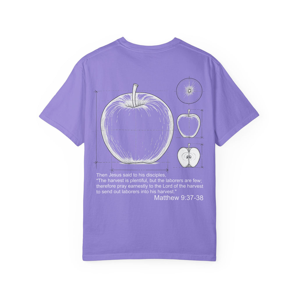 Matthew 9:37-38 - Apple Diagram Graphic T‑Shirt
