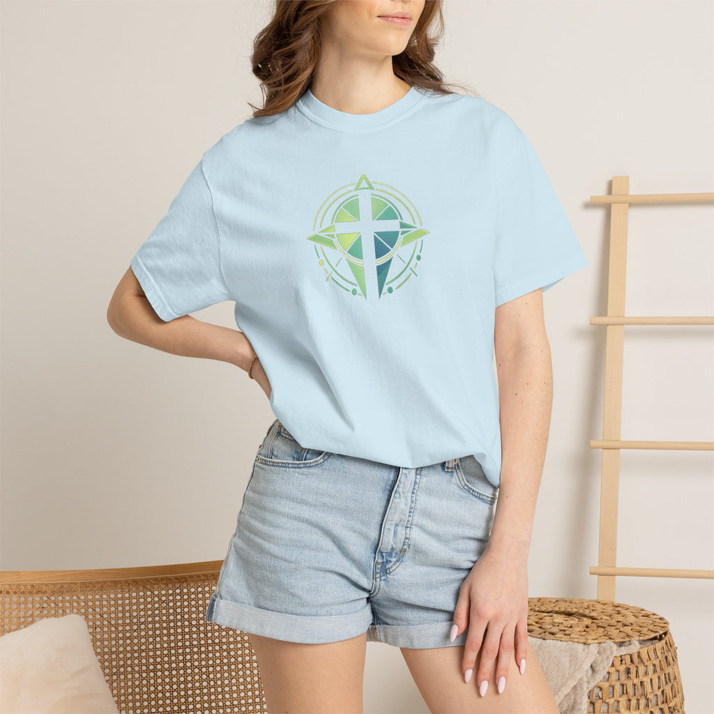 Trust the Promise T-Shirt — Compass Cross Graphic