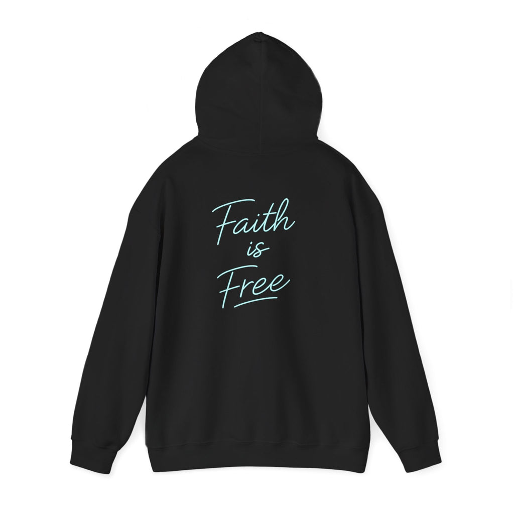 Faith is Free neon glow - Hoodie