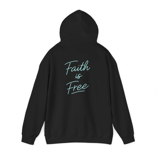 Faith is Free neon glow - Hoodie