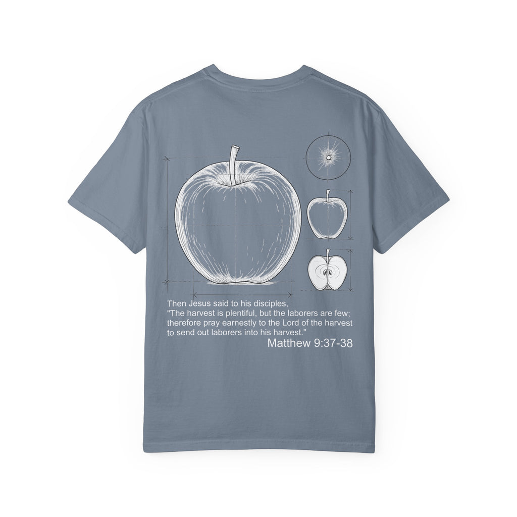 Matthew 9:37-38 - Apple Diagram Graphic T‑Shirt
