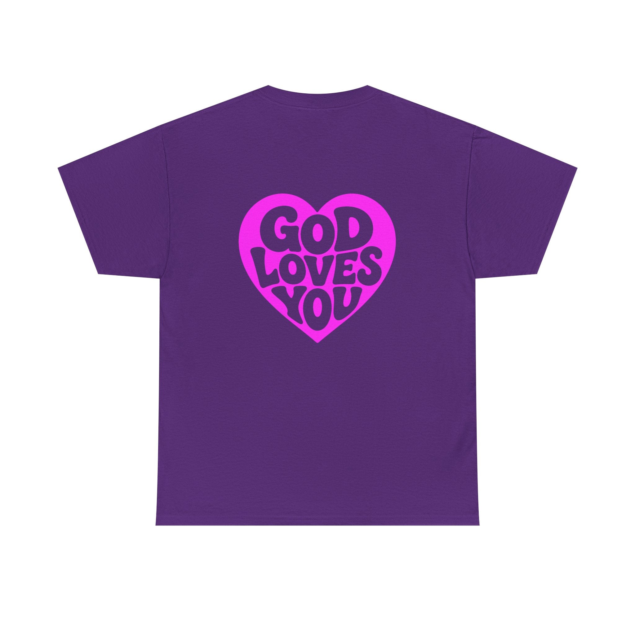 God Loves You Heart Tee