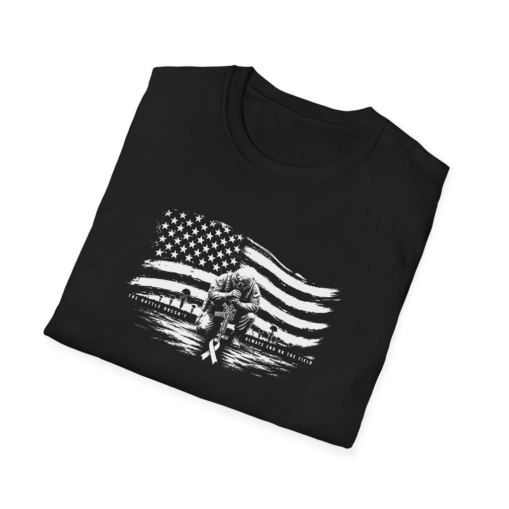 Remember Them All Memorial T-Shirt — Veteran Flag Tribute