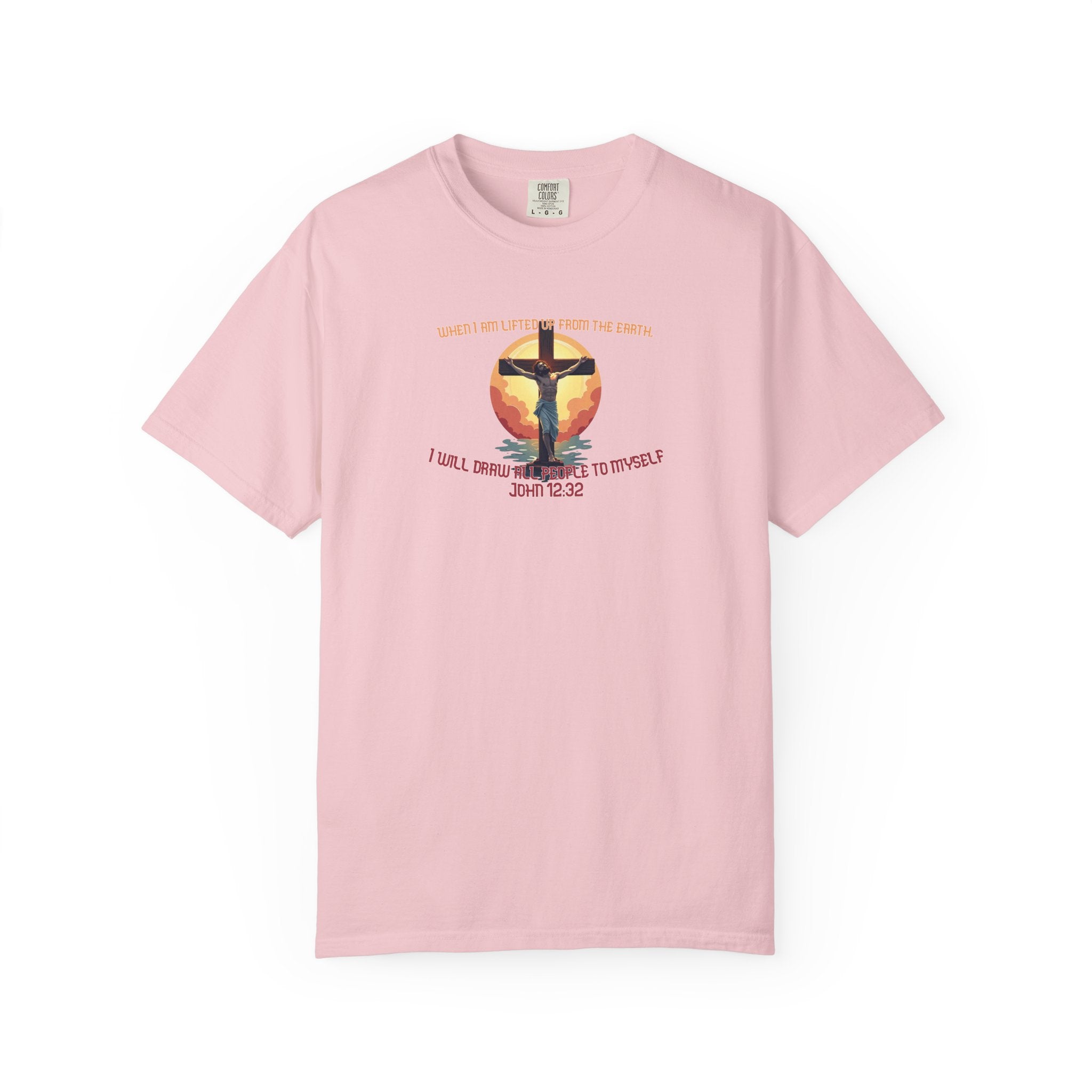 John 12:32 - Unisex Garment-Dyed T-shirt
