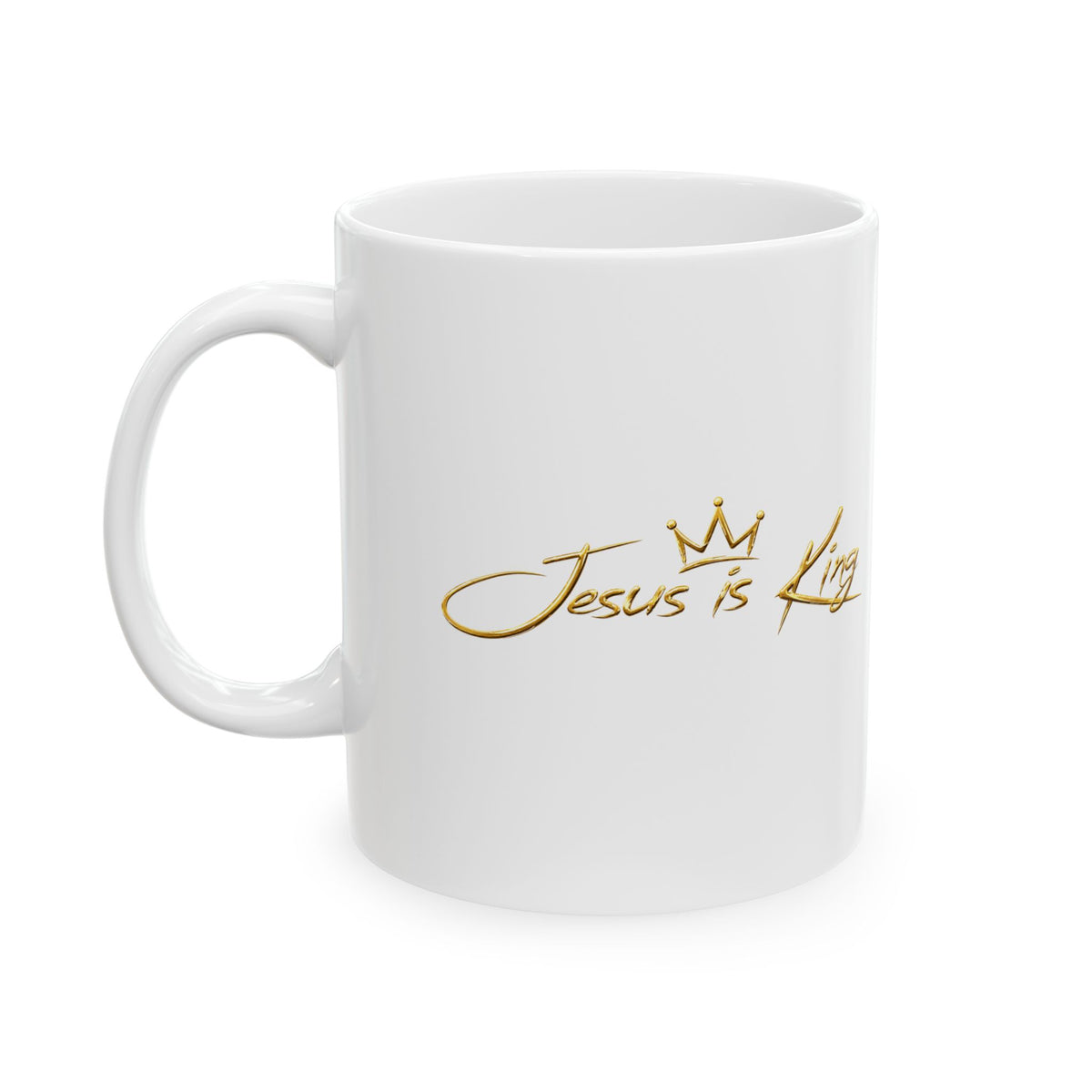 Jesus is King mug
