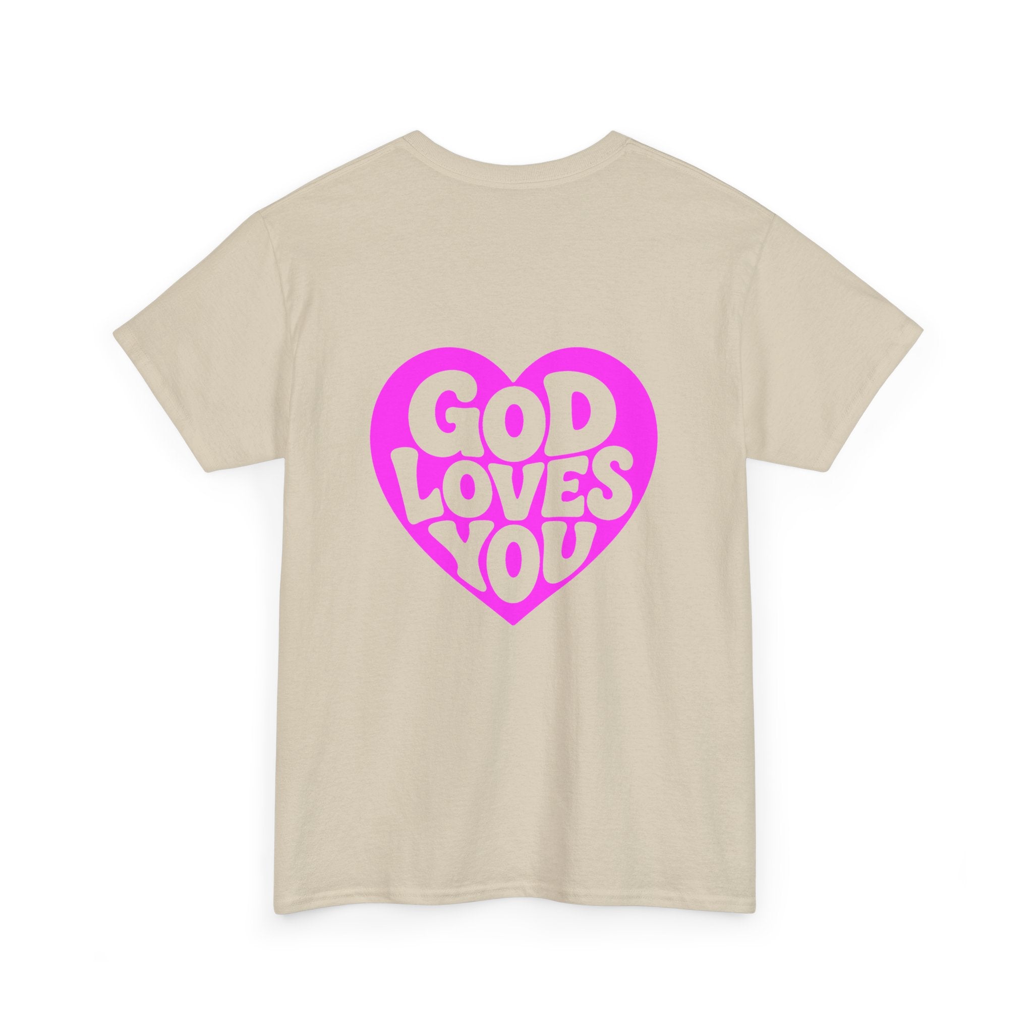 God Loves You Heart Tee