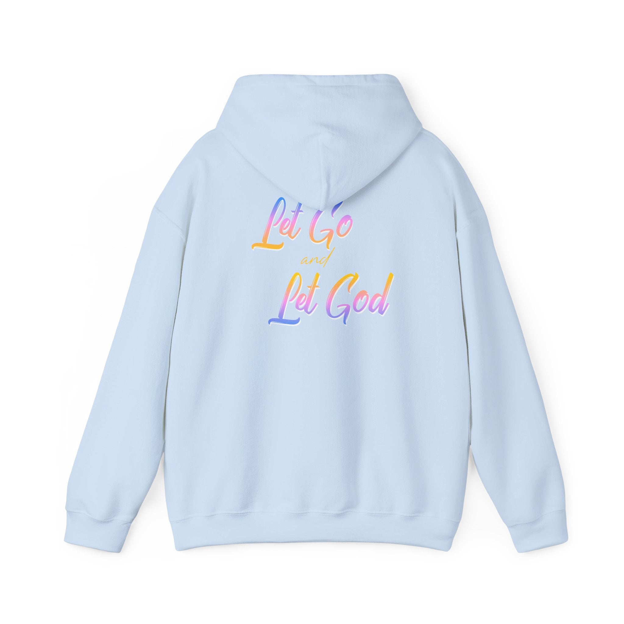 Let Go, Let God - Rainbow Cross Hoodie