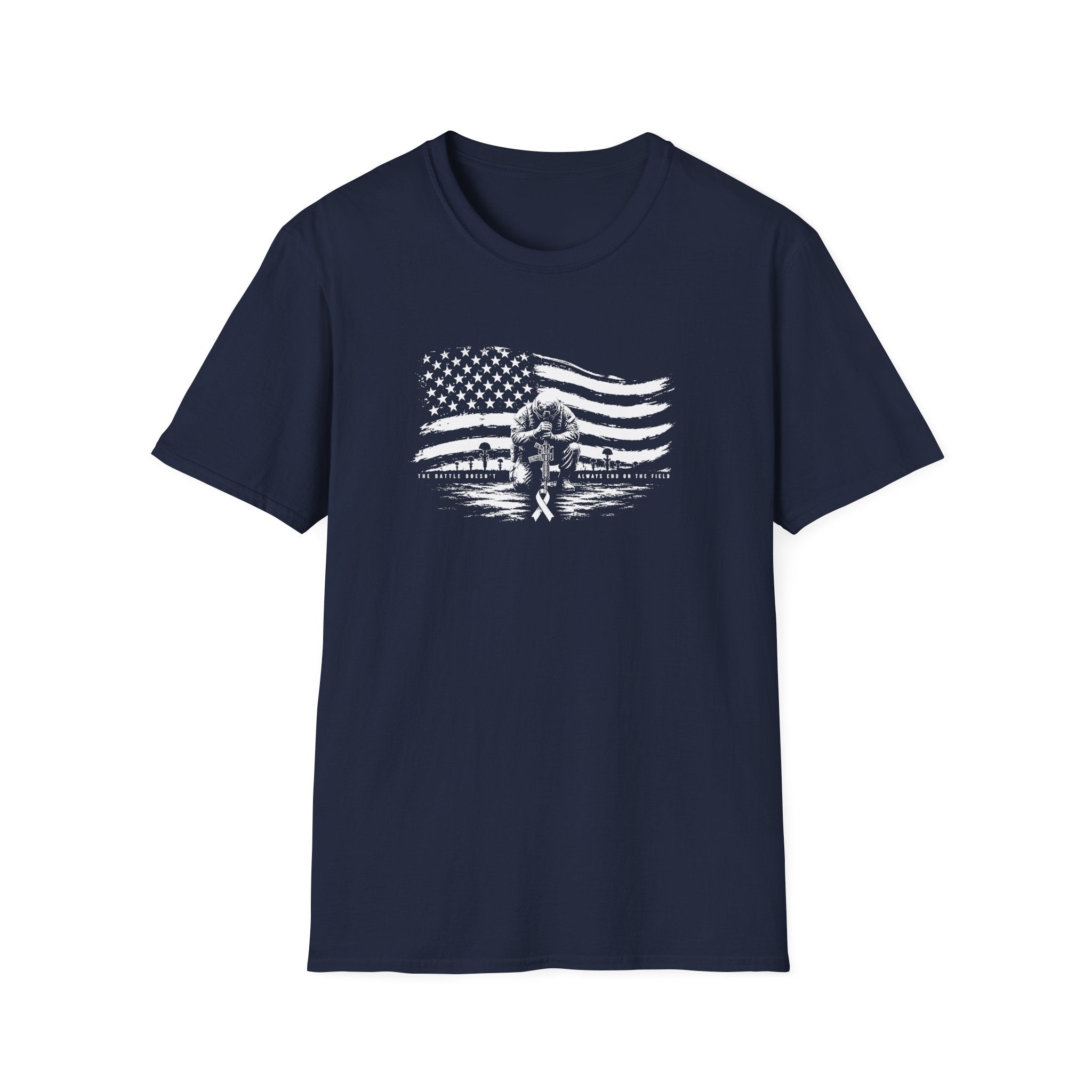 Remember Them All Memorial T-Shirt — Veteran Flag Tribute