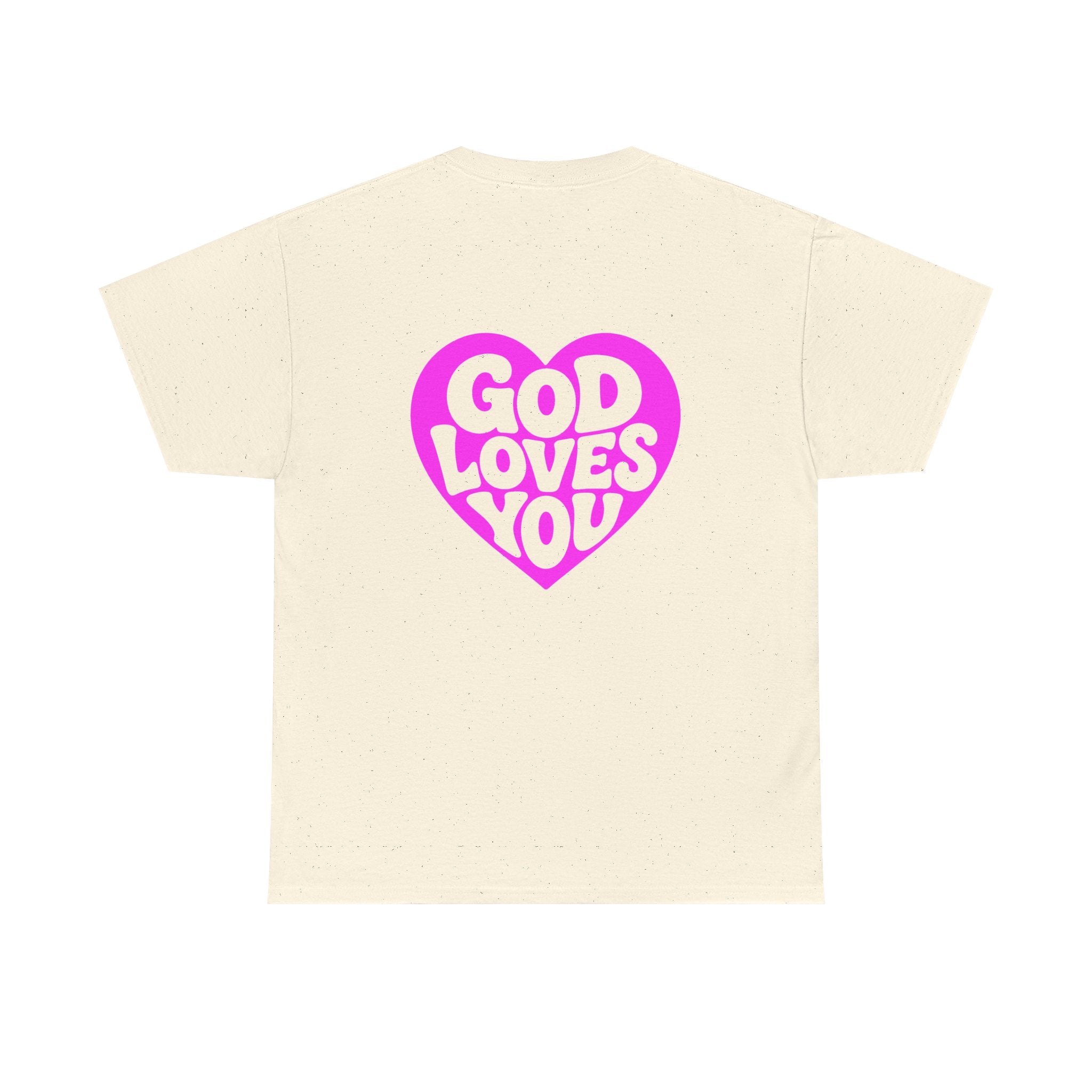 God Loves You Heart Tee