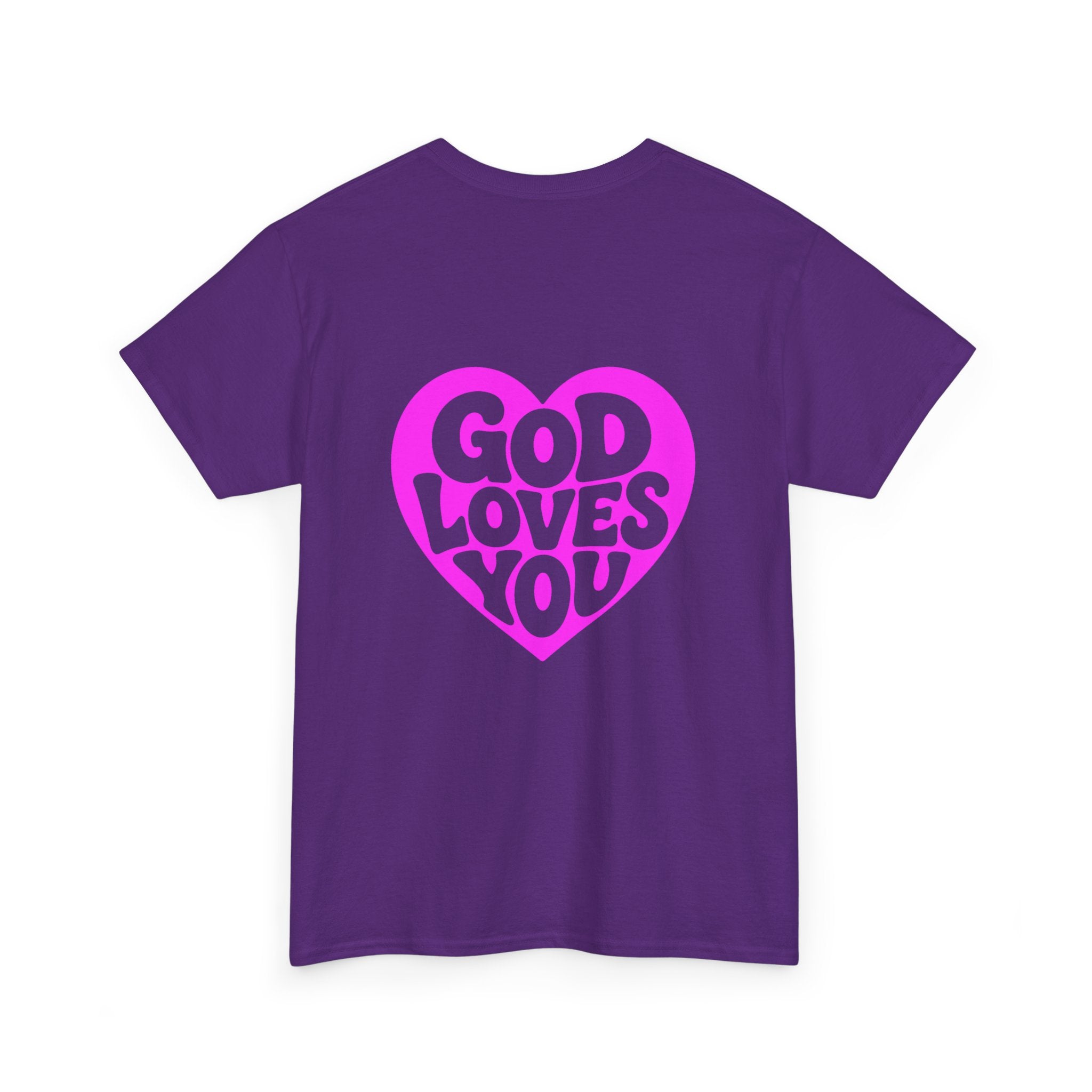 God Loves You Heart Tee
