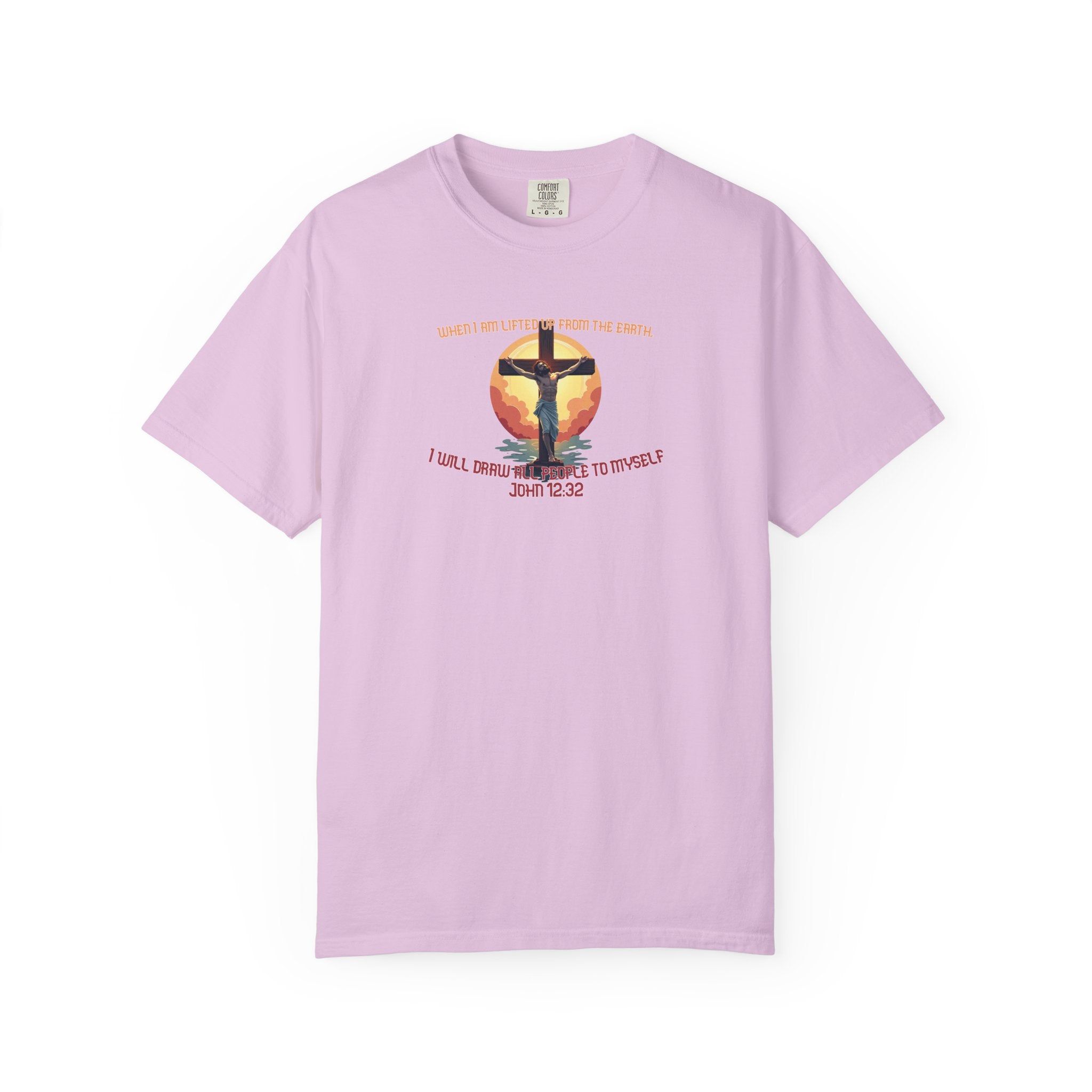 John 12:32 - Unisex Garment-Dyed T-shirt