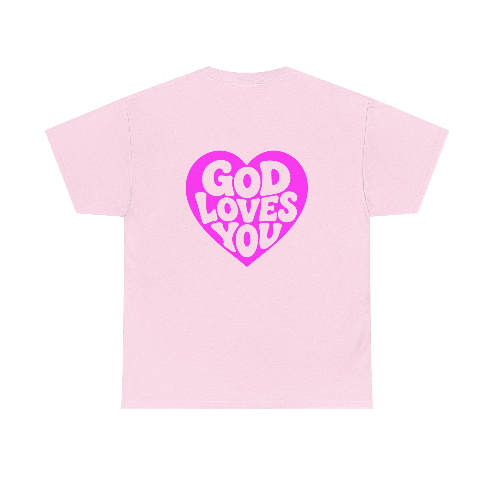 God Loves You Heart Tee