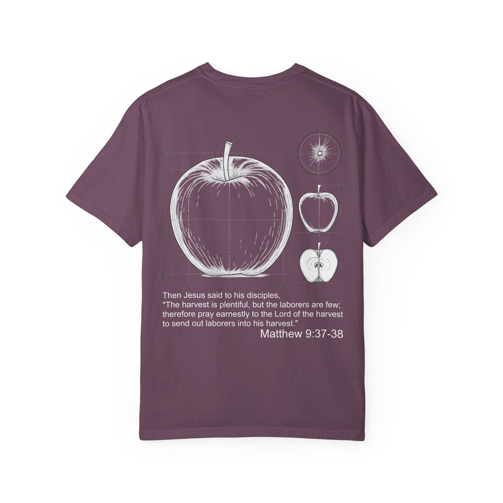 Matthew 9:37-38 - Apple Diagram Graphic T‑Shirt