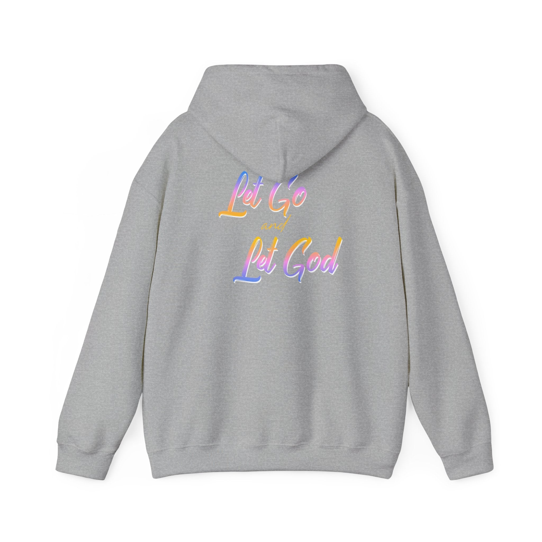 Let Go, Let God - Rainbow Cross Hoodie