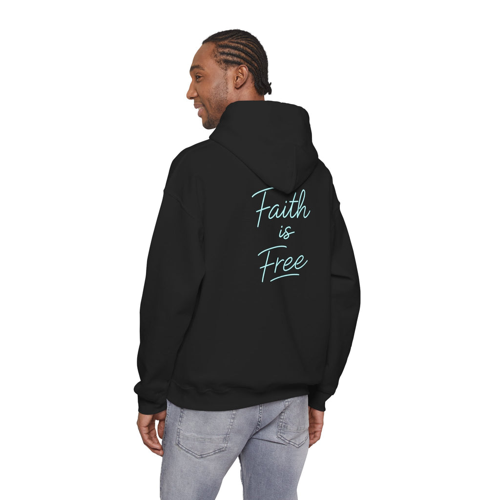 Faith is Free neon glow - Hoodie