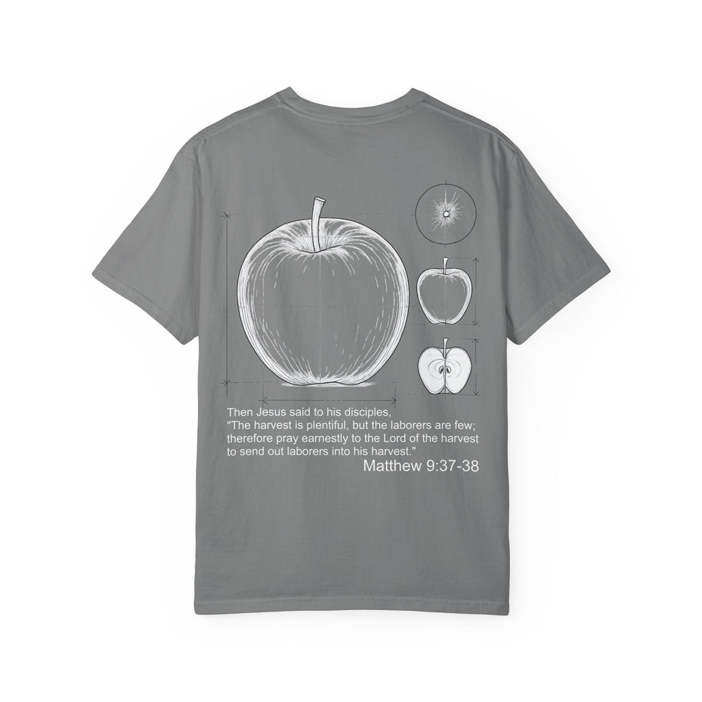 Matthew 9:37-38 - Apple Diagram Graphic T‑Shirt