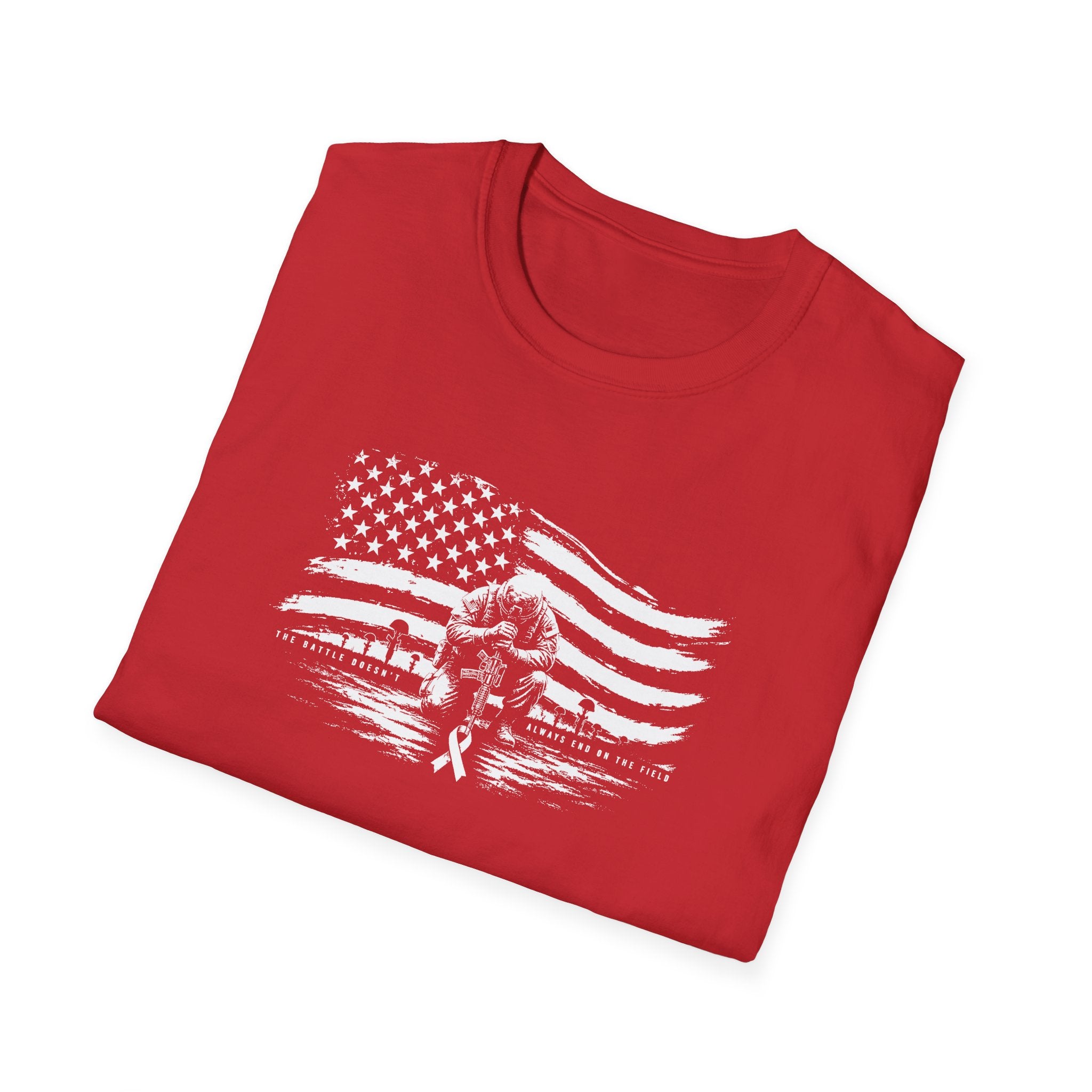Remember Them All Memorial T-Shirt — Veteran Flag Tribute