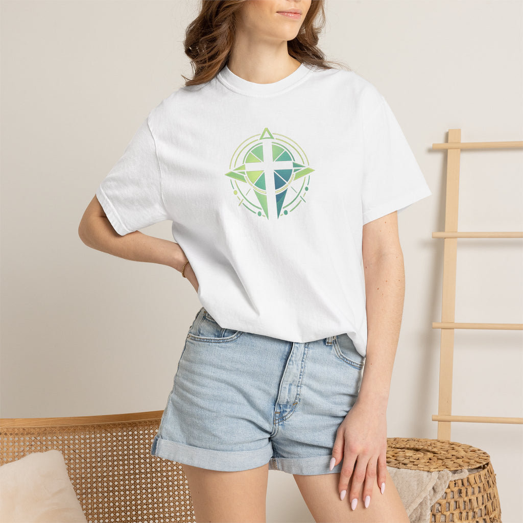 Trust the Promise T-Shirt — Compass Cross Graphic