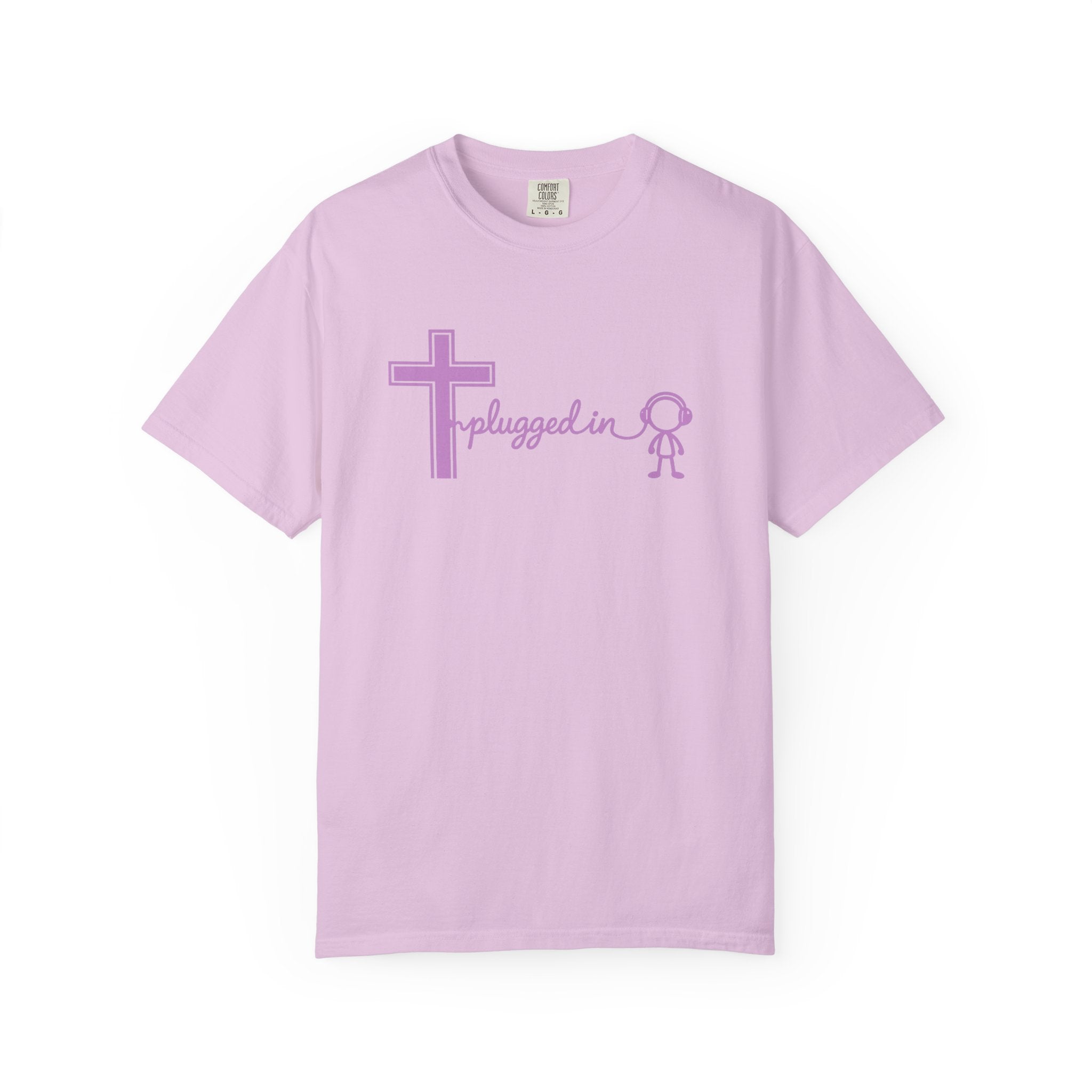 Christian 'Plugged In' Cross T-Shirt — Faith Graphic Tee